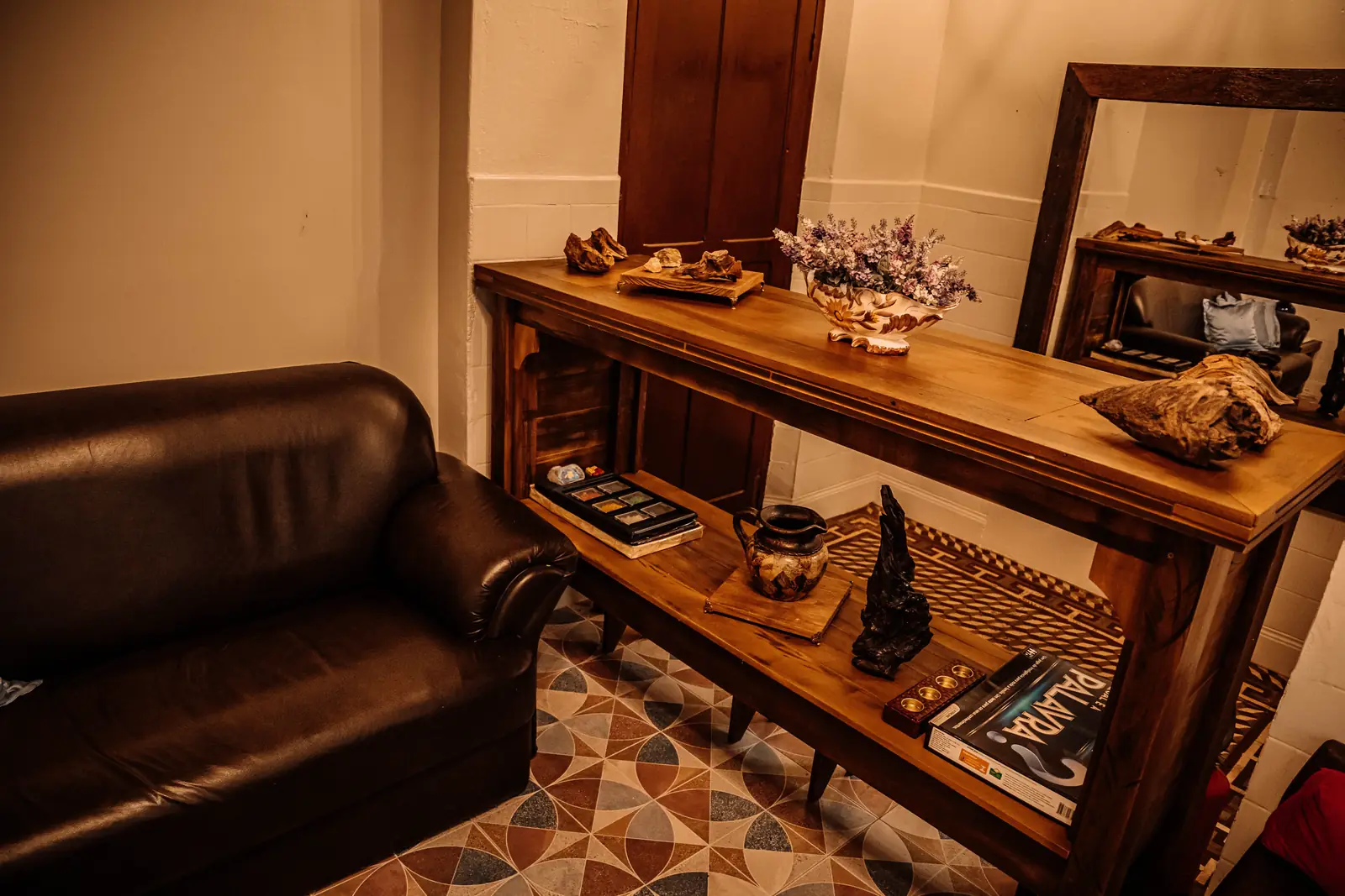 Sala de estar do Hotel Manenti