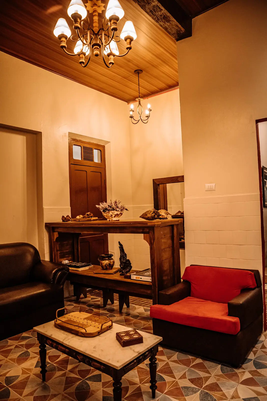 Hall de entrada do Hotel Manenti